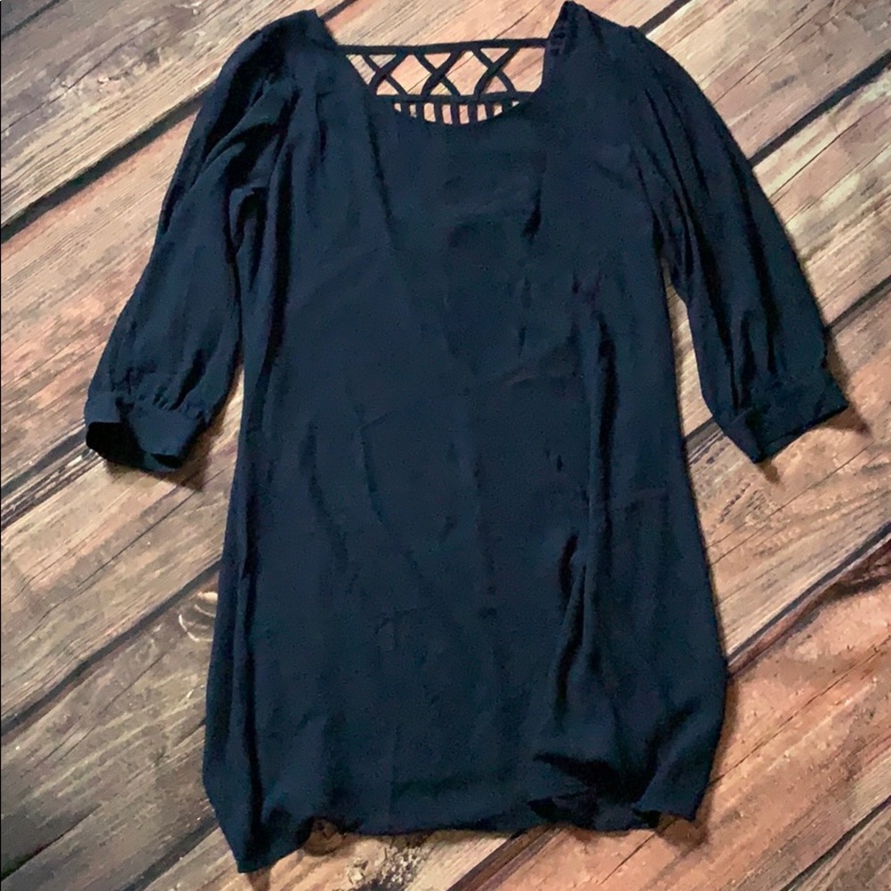NWT 3/4 Blue Dress